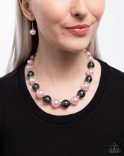 Load image into Gallery viewer, Lacy Lady Necklace and Lacy Leisure Bracelet - Pink Complete Look