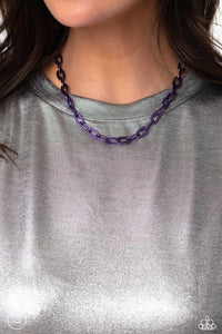 Exuberant Encore - Purple Necklace