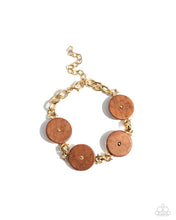 Load image into Gallery viewer, Savory Stone Necklace and Savory Season Bracelet - Brown 2 Piece Set
