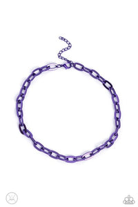 Exuberant Encore - Purple Necklace