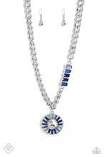 Load image into Gallery viewer, Tiered Talent - Blue Necklace
